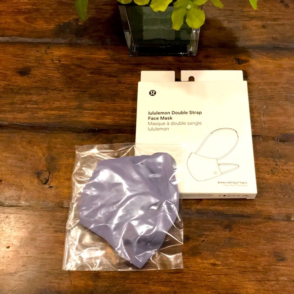 lululemon athletica Accessories - 💜 Peri PURPLE Lululemon Double Strap Face Mask 😷